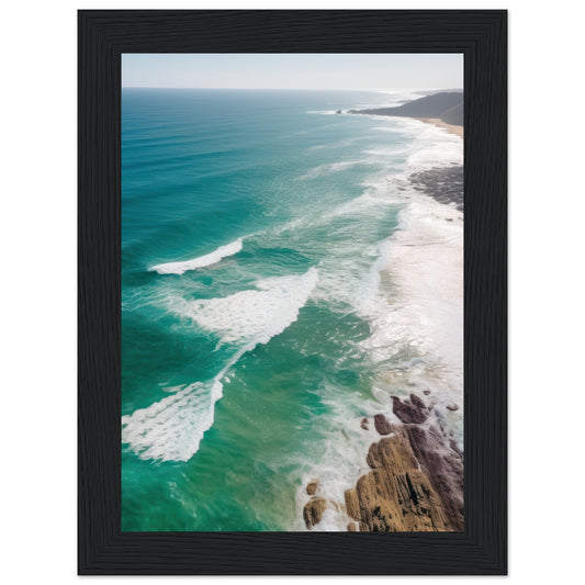 Coastal Haven Matte Paper Wooden Framed Poster