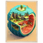 Melon Utopia Matte Paper Wooden Framed Poster