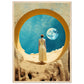 With Love From The Moon Matte Paper Wooden Framed Poster