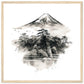 Fuji San Matte Paper Wooden Framed Poster