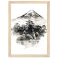 Fuji San Matte Paper Wooden Framed Poster