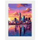 Pixelopolis Matte Paper Wooden Framed Poster