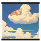 Cat on a Cloud Matte Paper Poster with Hanger