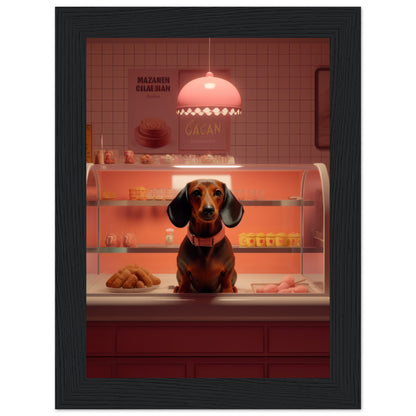 The Diner Matte Paper Wooden Framed Poster