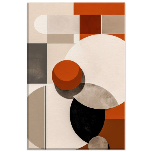 Abstract in Orange Canvas