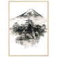 Fuji San Matte Paper Wooden Framed Poster