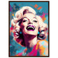 Monroe Matte Paper Wooden Framed Poster