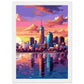 Pixelopolis Matte Paper Wooden Framed Poster