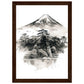 Fuji San Matte Paper Wooden Framed Poster