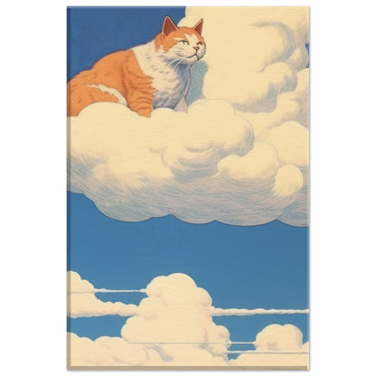 Cat on a Cloud Canvas